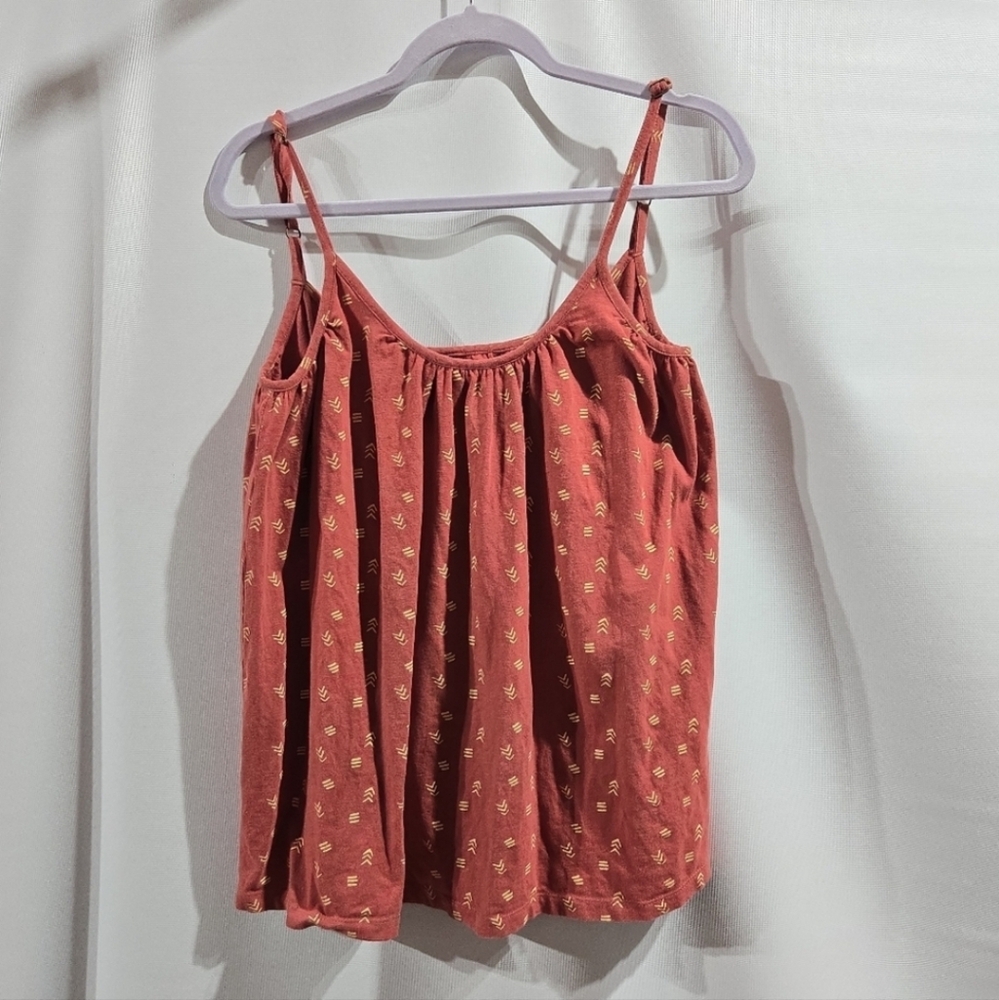 Kate Quinn 95% Organic Cotton Relaxed Ruched Top Sz Medium EUC!